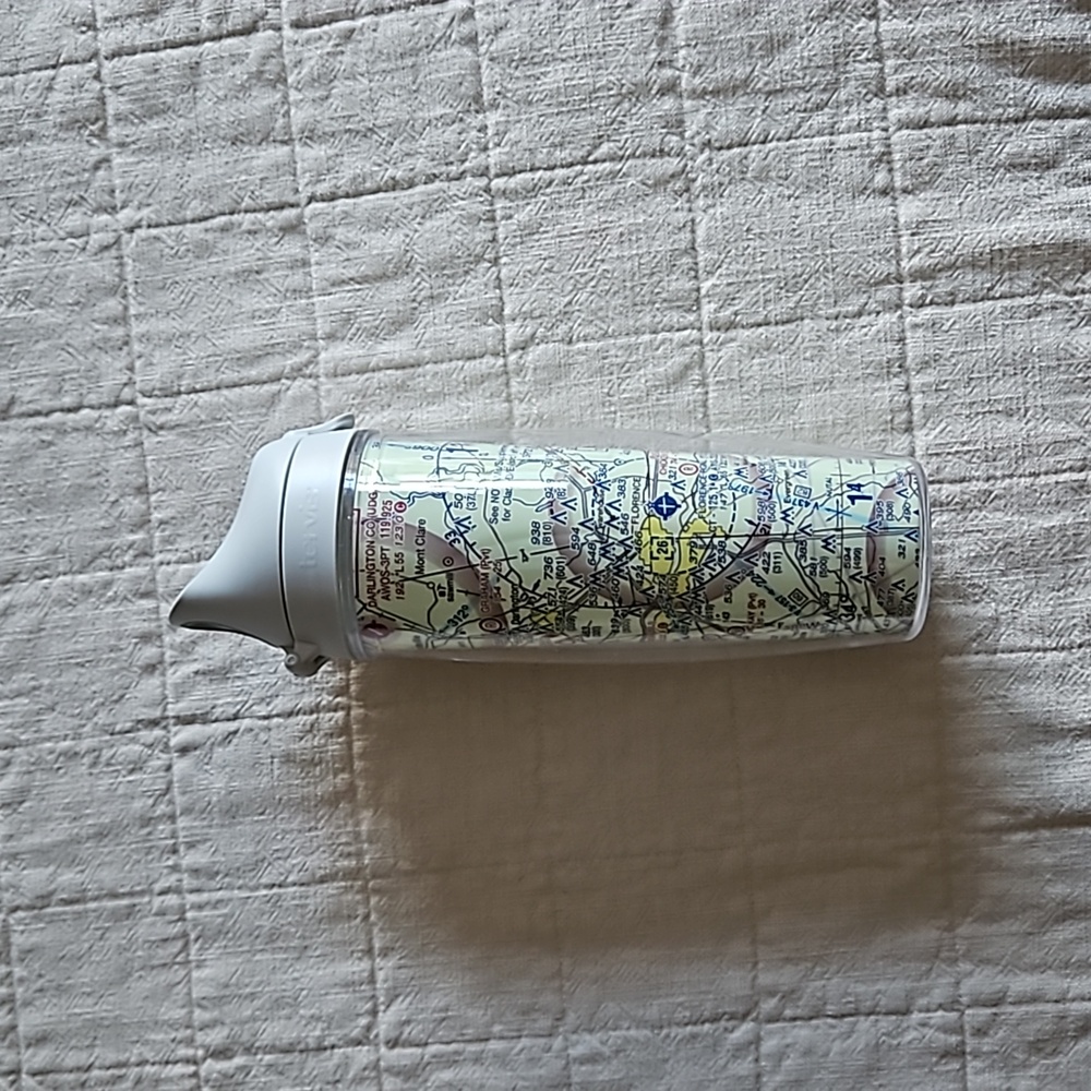 Tervis aviation chart water bottle (0726)